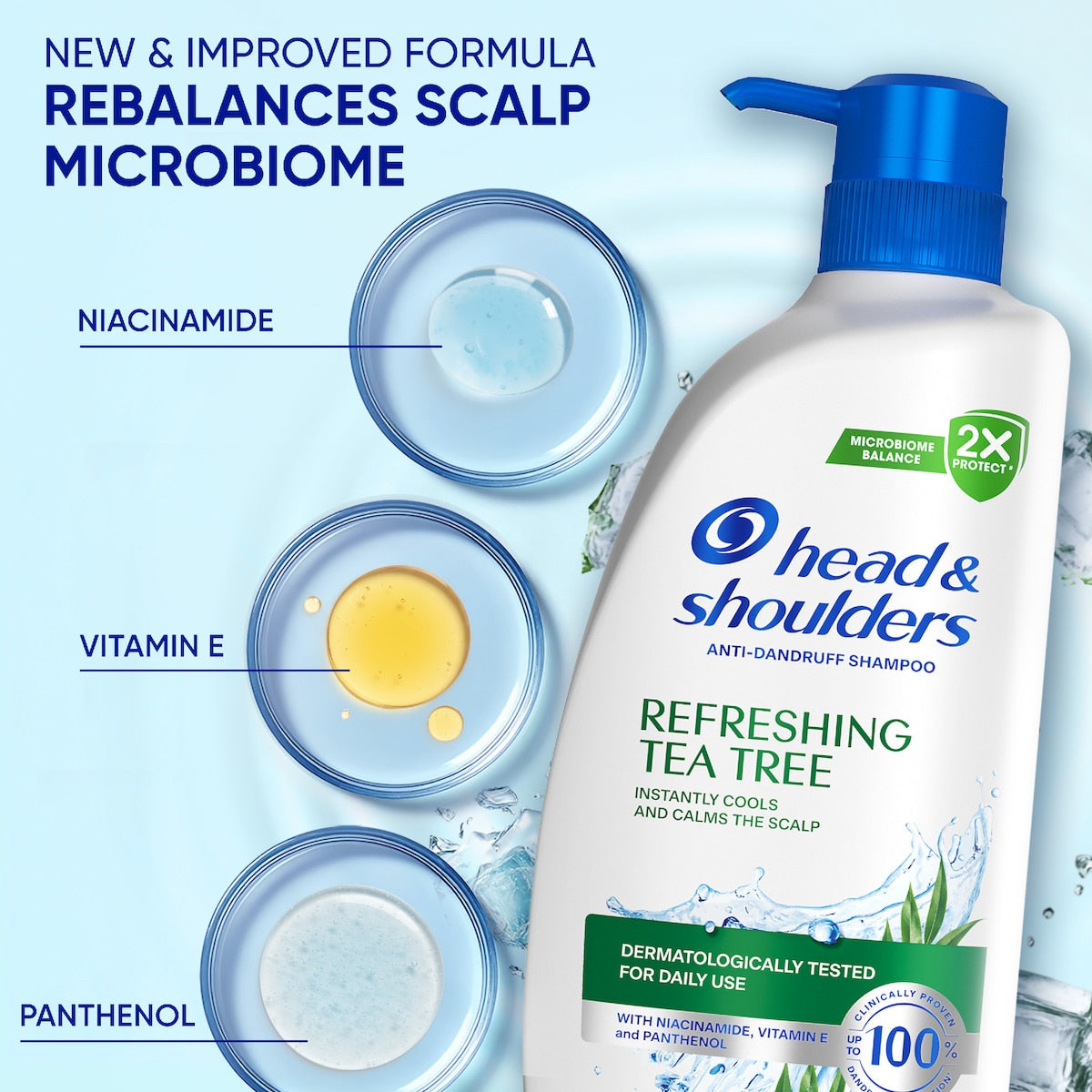 Head & Shoulders Refreshing Tea Tree Oil Shampoo 850ml
