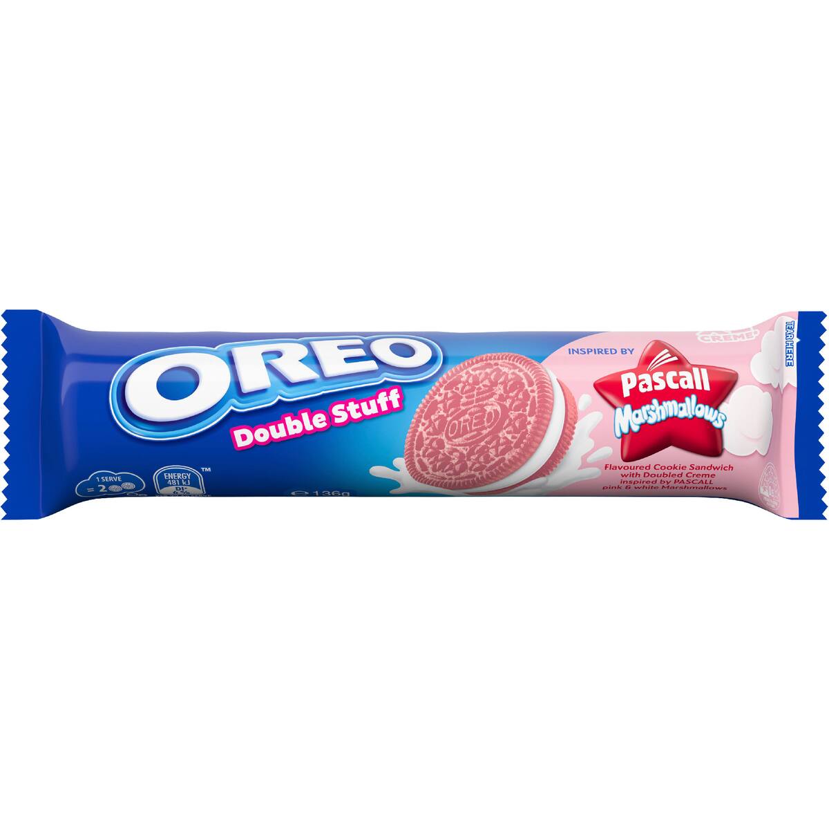 Oreo Double Stuff Pascall Marshmallow Cookies 136g