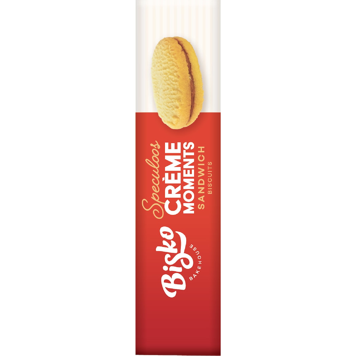 Bisko Bakehouse Creme Moments Shortbread With Speculoos Cream Filling 140g