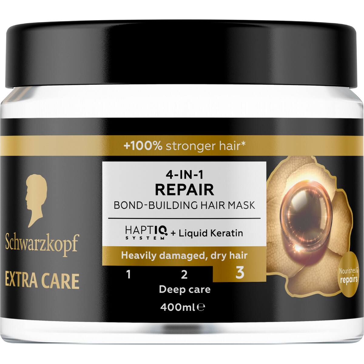 Schwarzkopf Extra Care 4-in-1 Repair Hair Mask 400ml