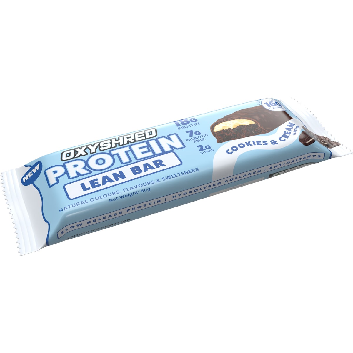 Oxyshred Protein Lean Bar Cookies & Cream 50g
