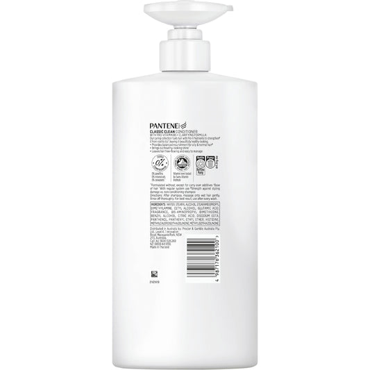Pantene Classic Clean Conditioner 800ml