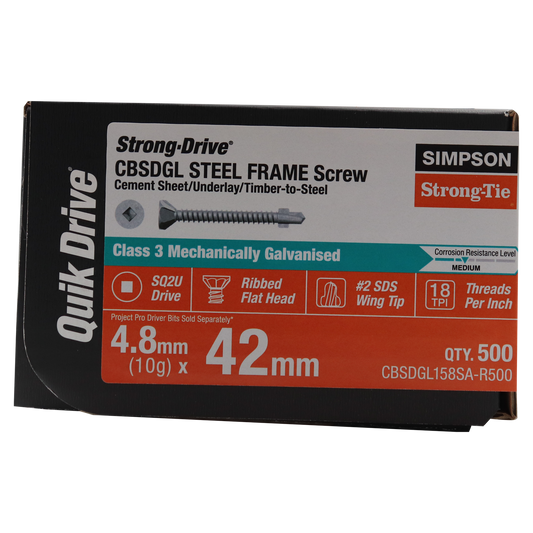 Simpson Strong-Tie Collated Quik Drive Screw 10 x 42mm 500 Pack