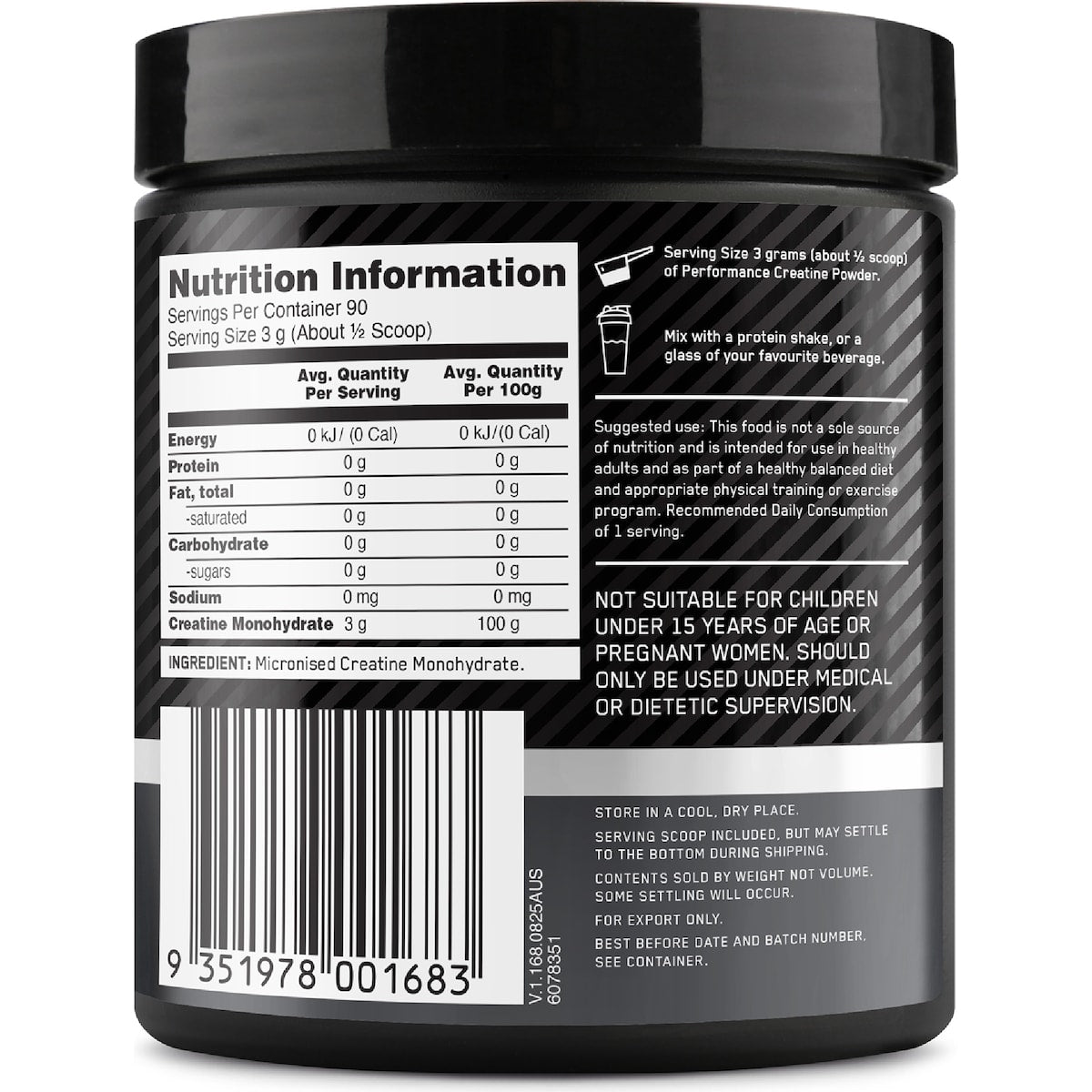 Optimum Nutrition Creatine Unflavoured 270g