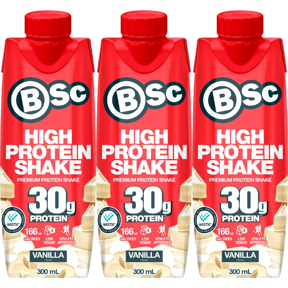 Bsc Protein Shake Vanilla 300ml X 3 Pack