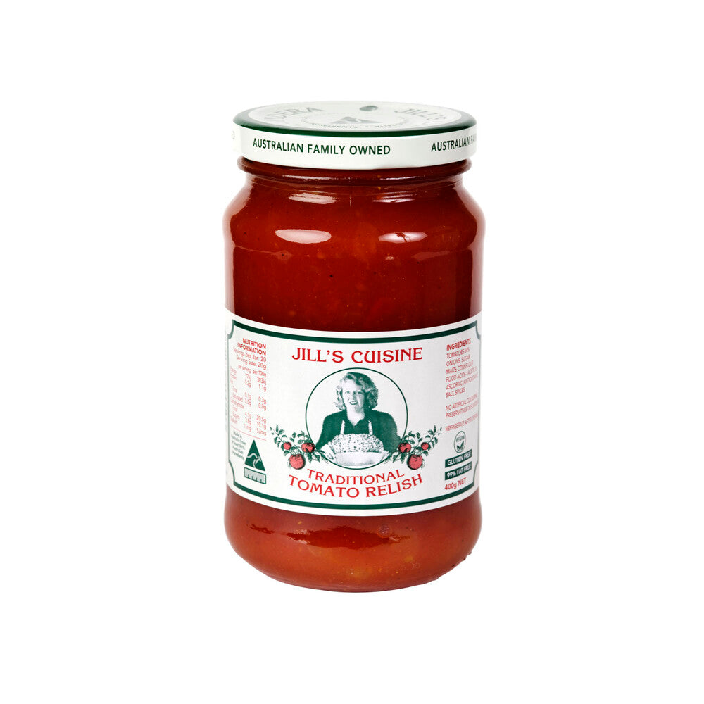 Jill's Cuisine Traditional Tomato Relish - 400g