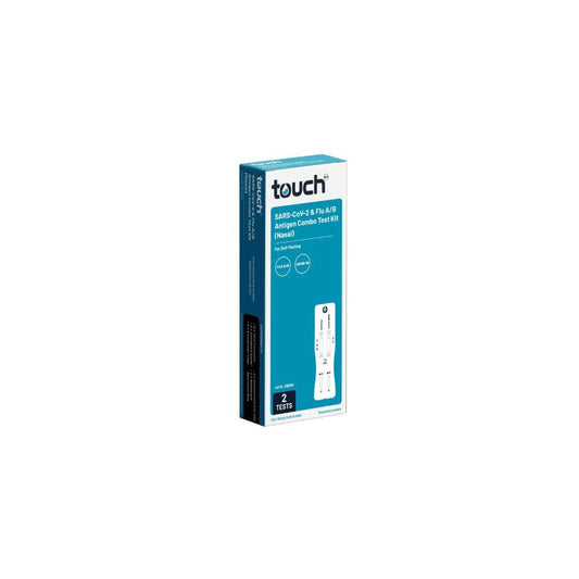 Touchbio 2 In1 Home Test Kit Influenza A & B Covid 19 - 2 pack