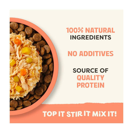 Applaws Taste Toppers Dog Tin Chicken Breast With Salmon & Vegetables In Broth Dog Food - 156g