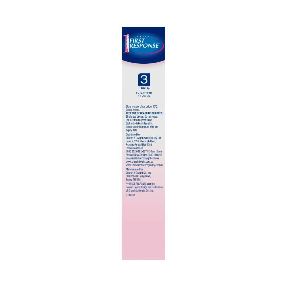 First Response Test & Reassure Pregnancy Kit - 3 Pack