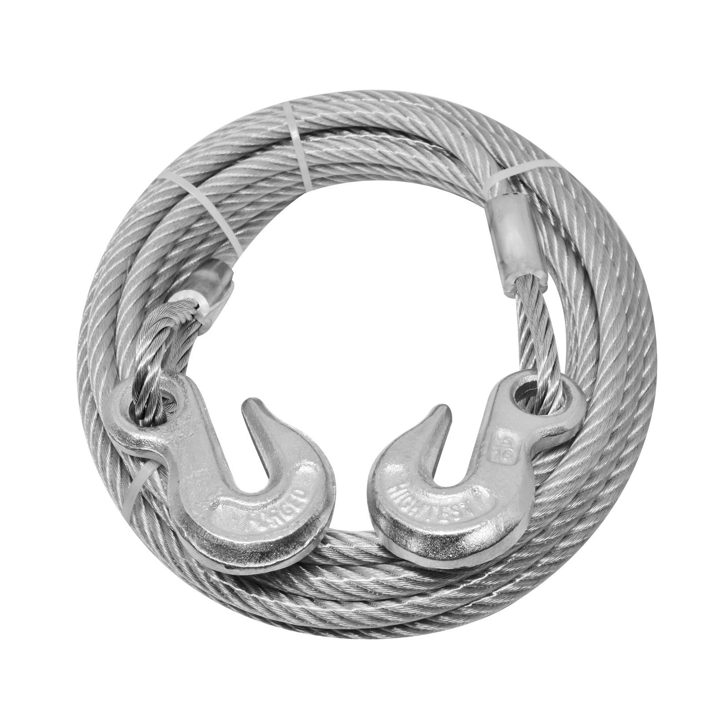 Pinnacle Galvanised Wire Rope with Hooks - 8mm x 8m