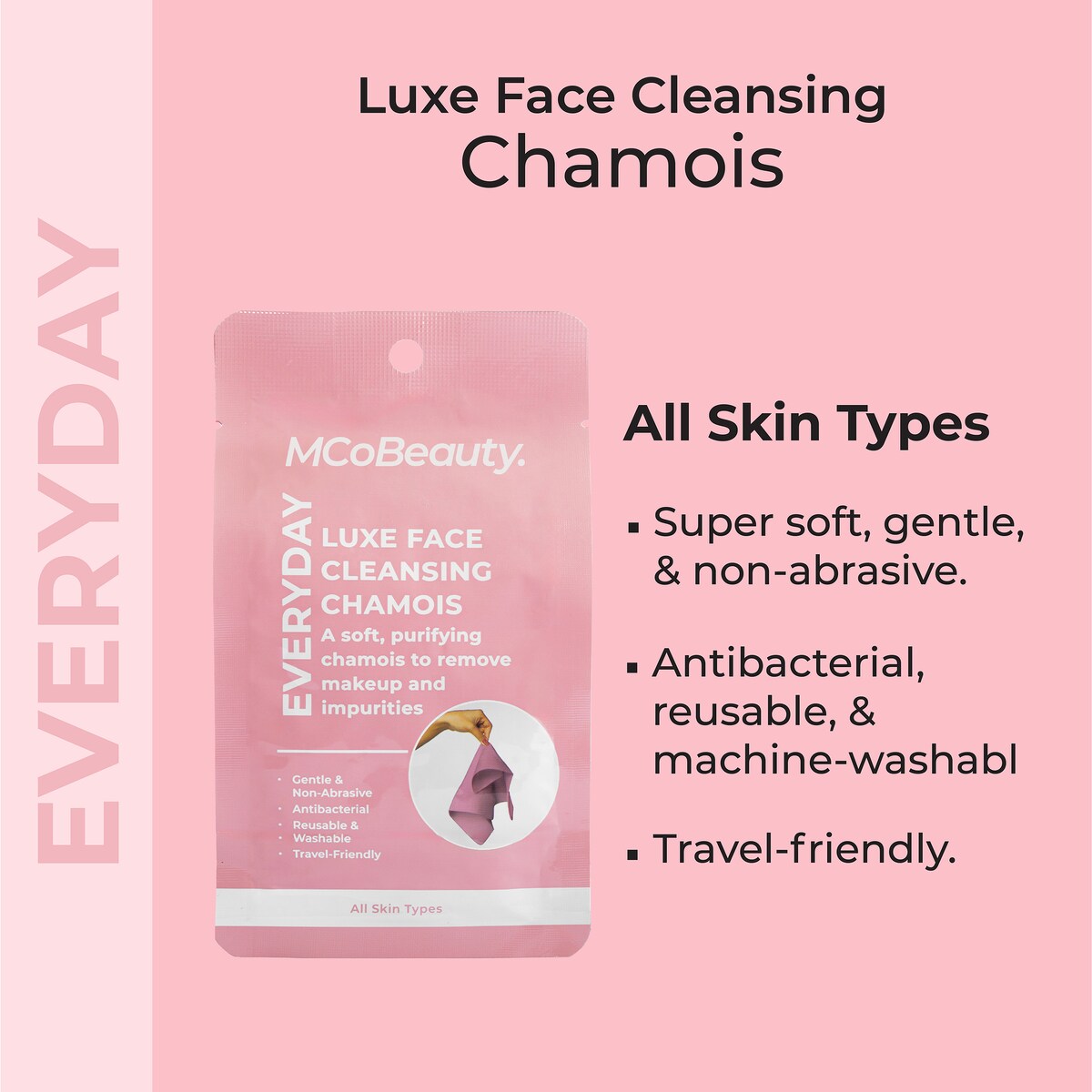 Mcobeauty Everyday Luxe Face Cleansing Chamois Each
