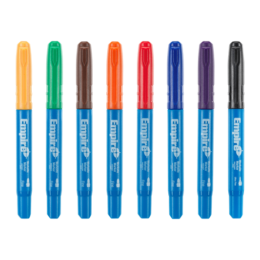 Empire Multi Coloured Permanent Marker Pack - 8 Piece - 18.8 x 186mm