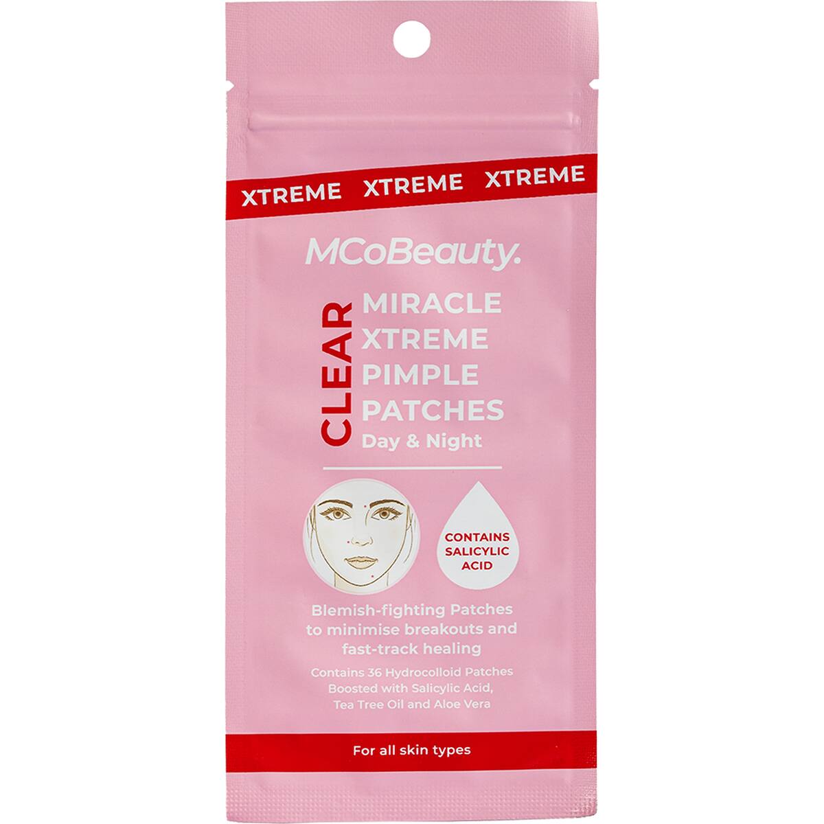 Mcobeauty Miracle Xtreme Pimple Patches Day & Night 36 Pack
