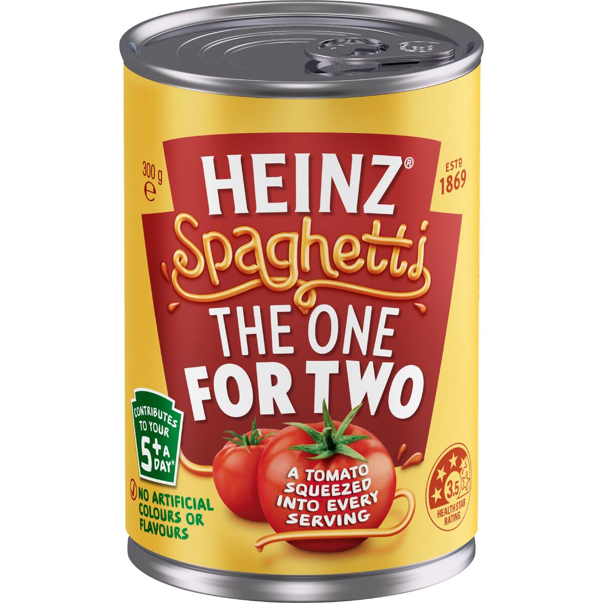 Heinz Canned Spaghetti Pasta In Tomato Sauce 300g