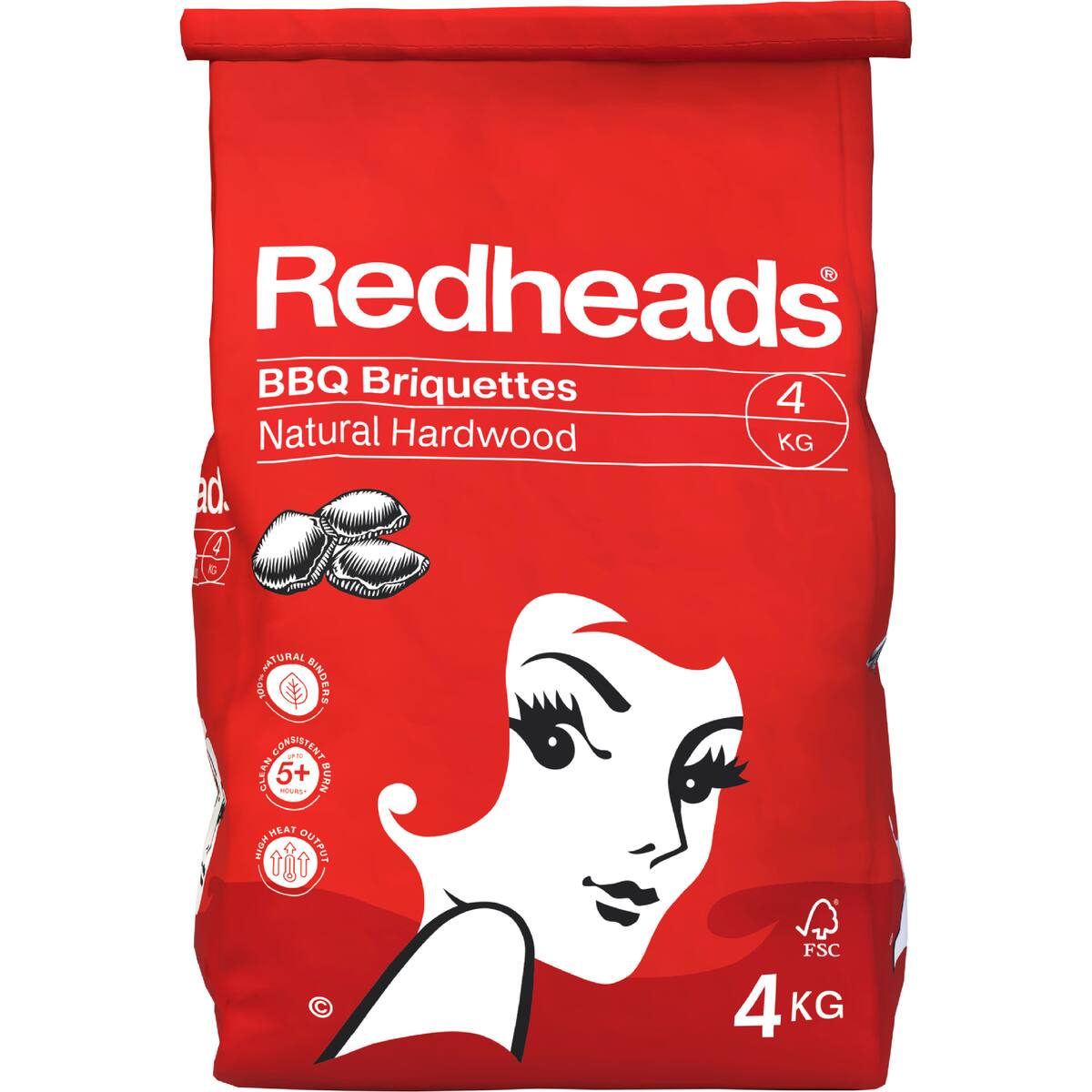 Redheads Classic Bbq Briquettes 4kg