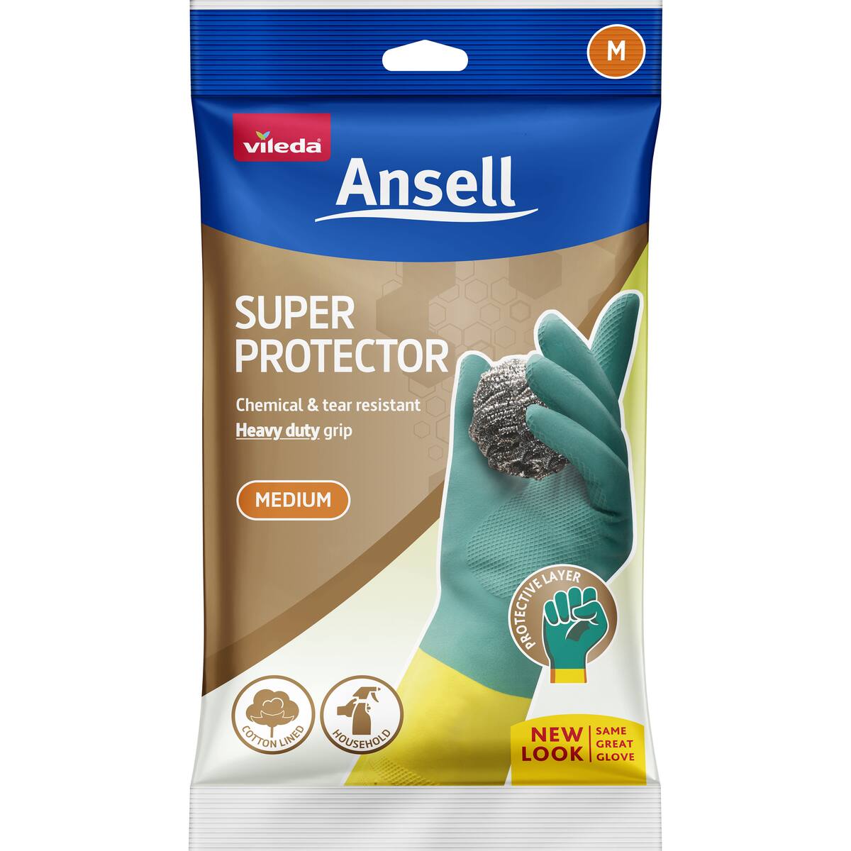 Vileda Ansell Super Protector Gloves Medium Pair Each