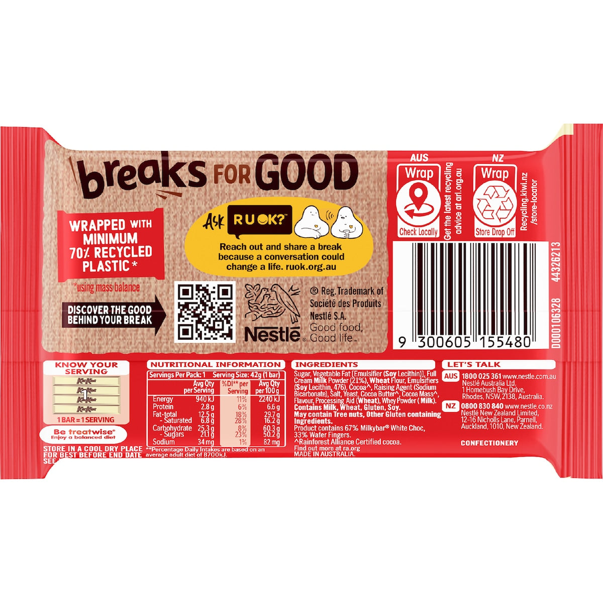 Kitkat Milkybar White Chocolate 42g