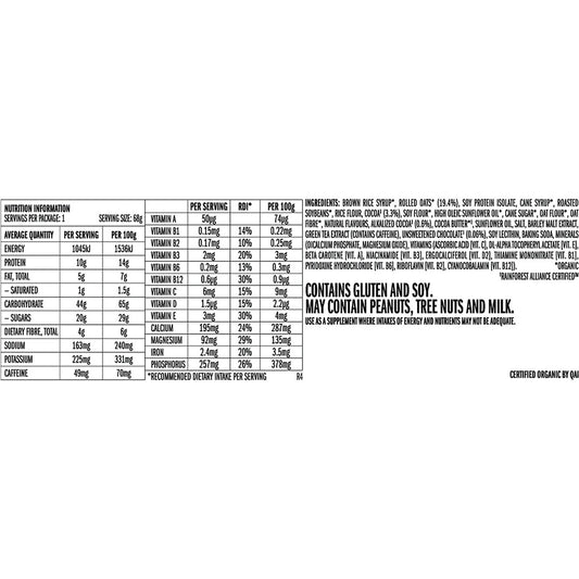Clif Bar Cool Mint Chocolate Energy Bar 68g