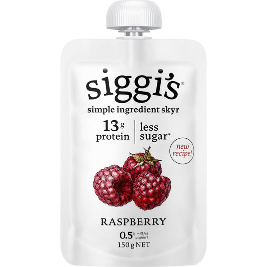 Siggi's Yoghurt Pouch Raspberry 150g