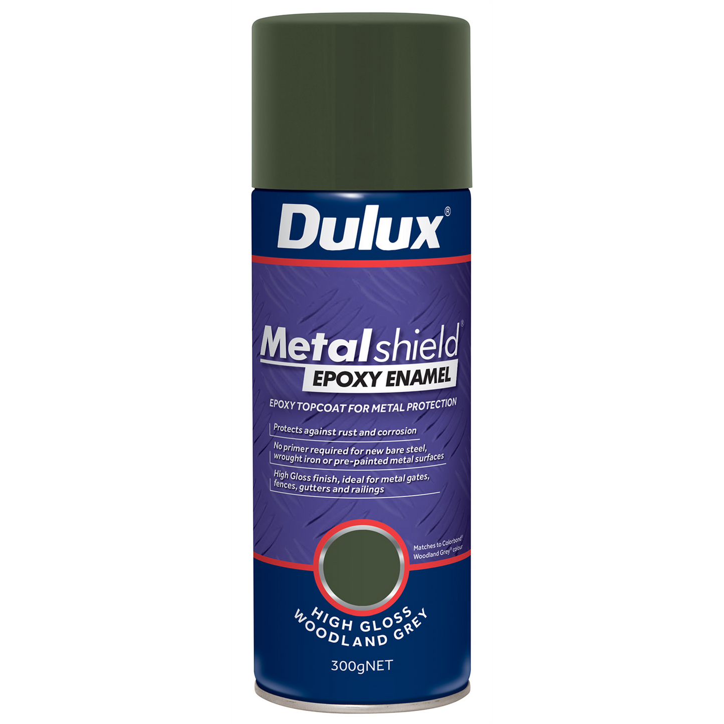 Dulux Metalshield Epoxy Spray Paint - 300g - Gloss