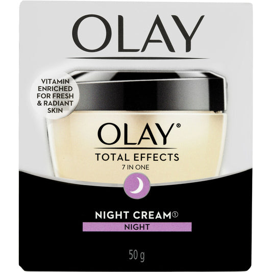 Olay Total Effects Night Face Cream Moisturiser 50g