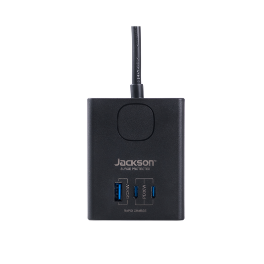 Jackson Power Cube - 3 Outlet - 1.2m - Black