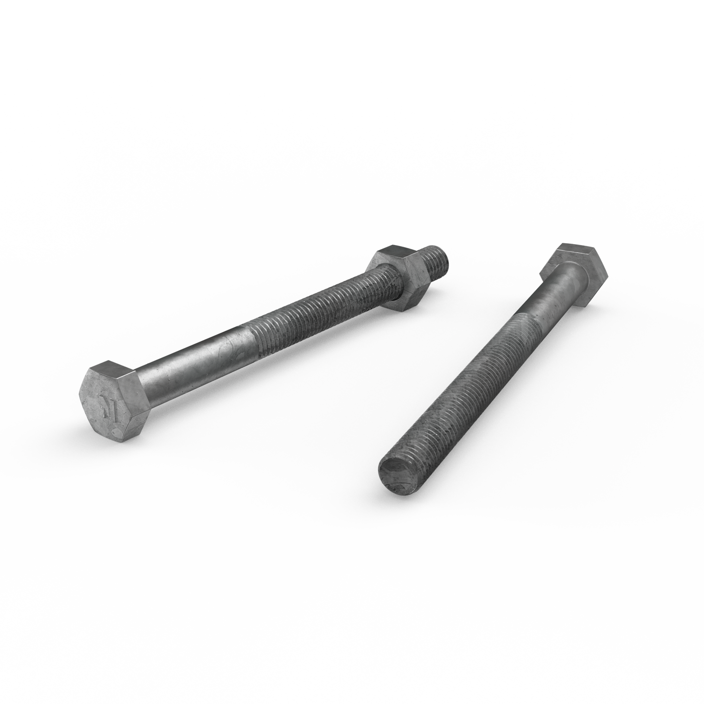 Zenith Hot Dip Galvanised Hex Head Bolts - M10 x 120mm