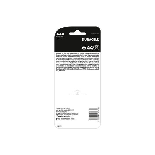 Duracell Everyday Alkaline AAA Alkaline Batteries - 10 Pack
