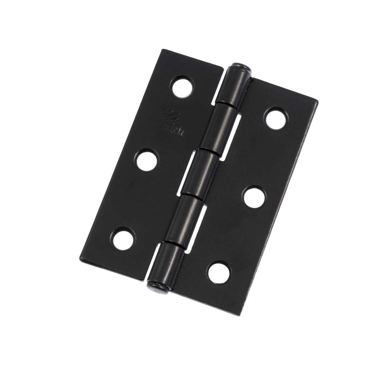 Lane Butt Hinge - 70mm - Steel - Matte Black Finish - 2 Pack
