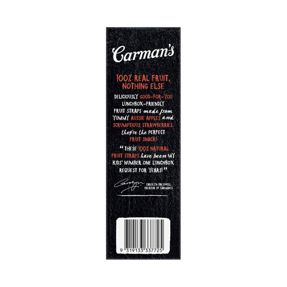 Carman's Fruit Straps Apple & Strawberry - 70g