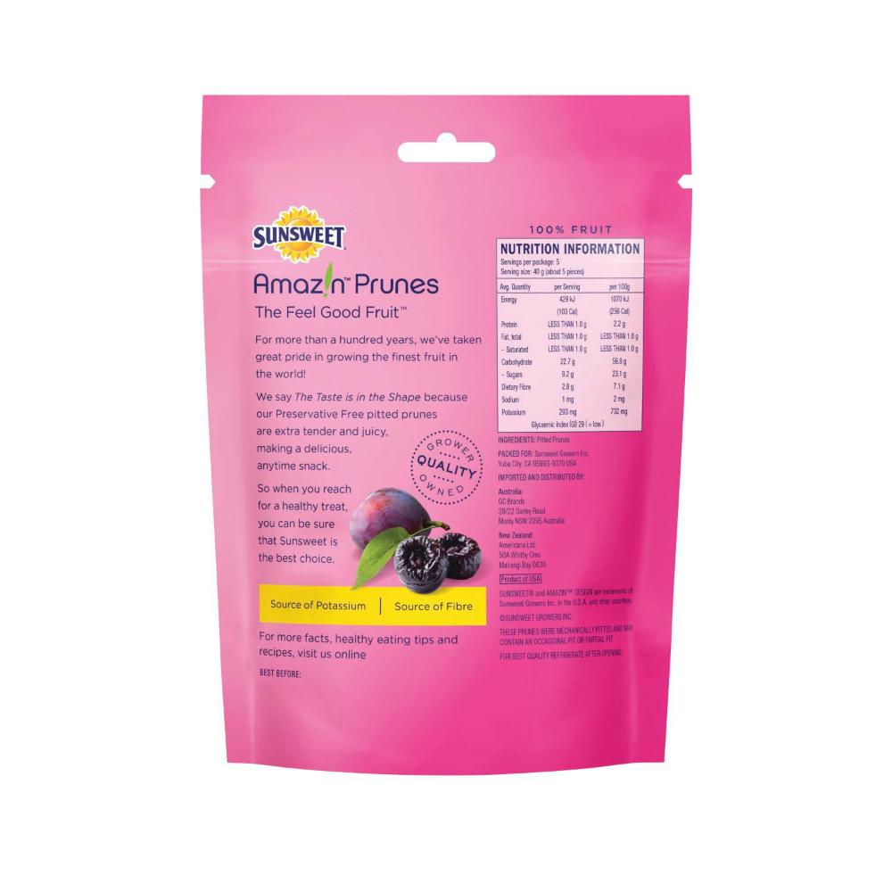 Sunsweet Dried Pitted Prunes - 200g