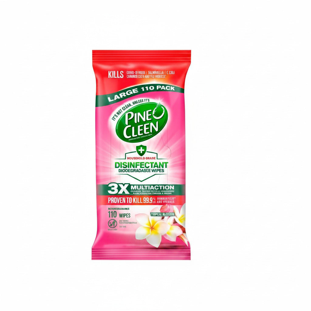 Pine O Cleen Disinfectant Wipes Tropical Blossom - 110 Pack