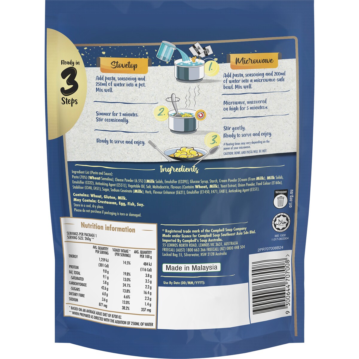 Prego Mac & Cheese 70g