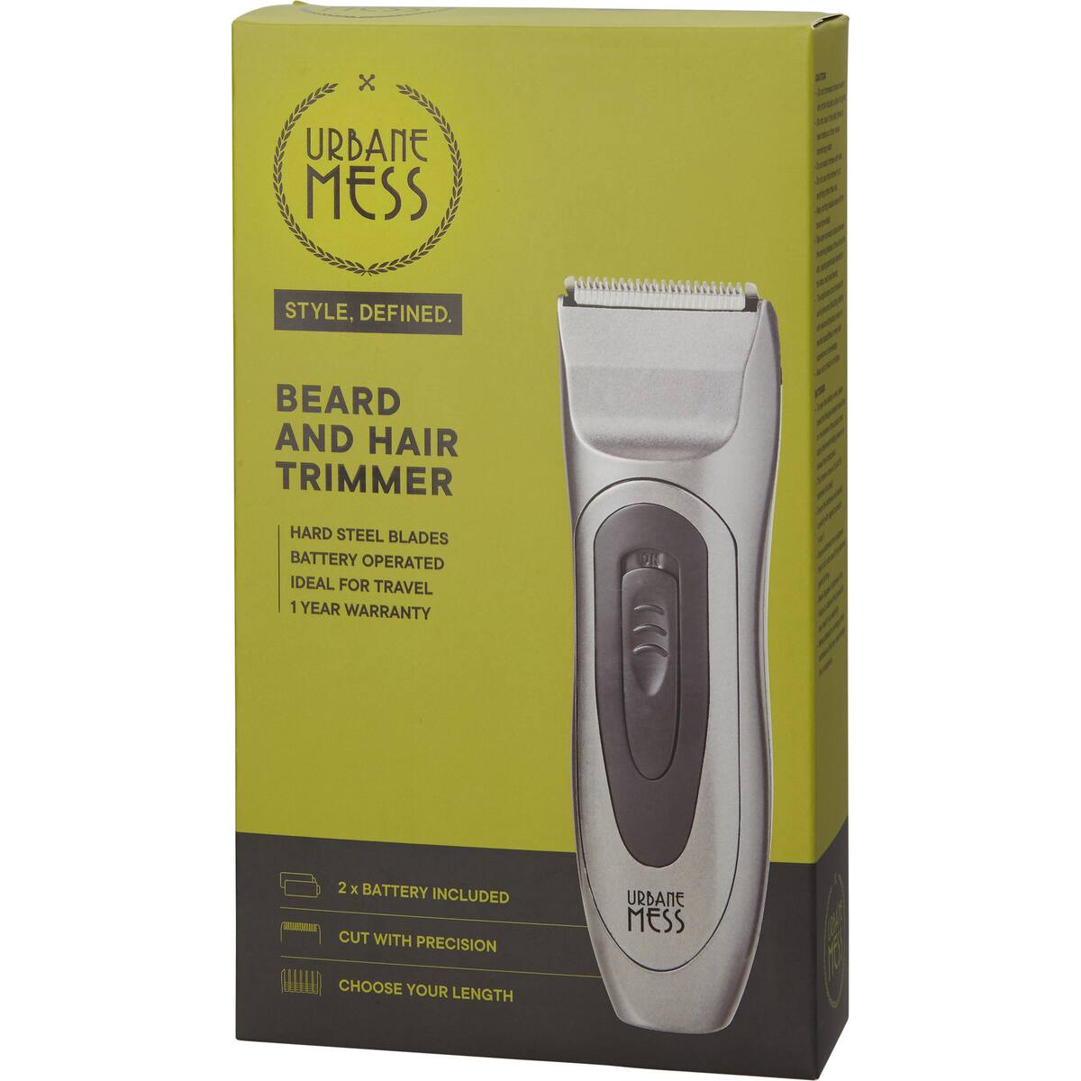 Urbane Mess Beard & Hair Trimmer Each
