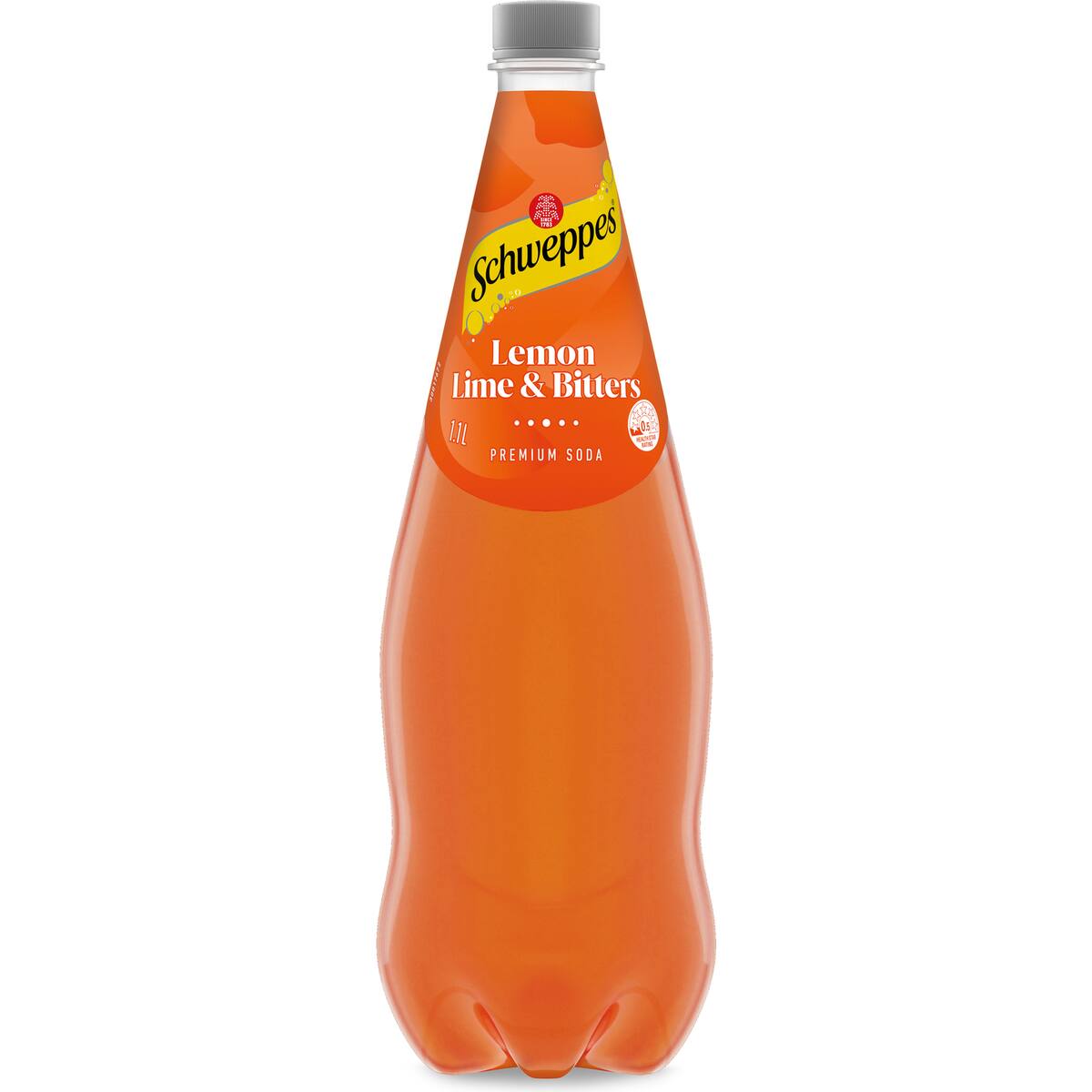 Schweppes Lemon Lime Bitters Soft Drink Mixer Bottle 1.1l