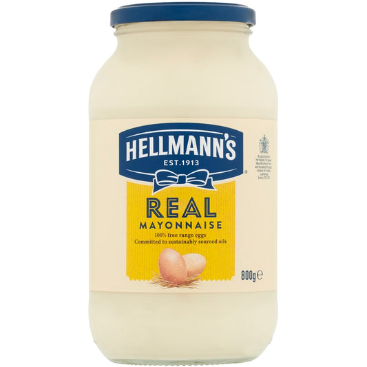 Hellmanns Real Mayonnaise Jar 800g