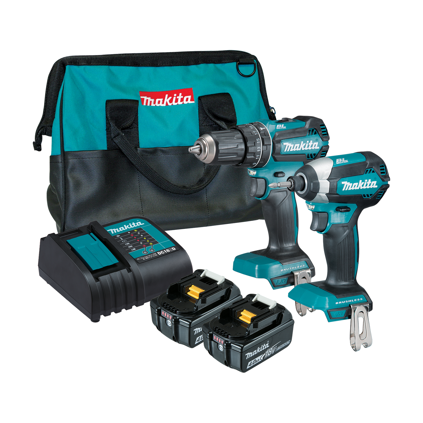 Makita 18V Brushless Combo Kit - 2 Piece