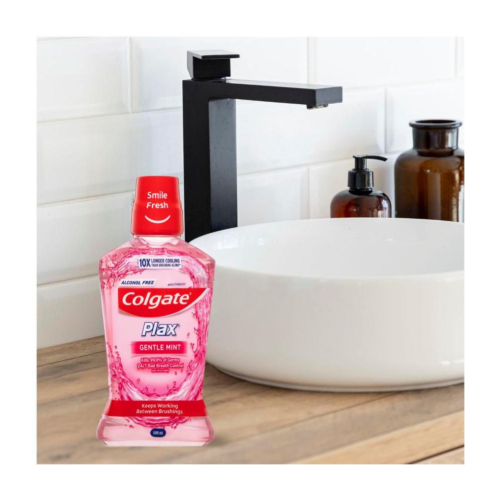 Colgate Plax Premium Gentle Mint Mouthwash - 500mL