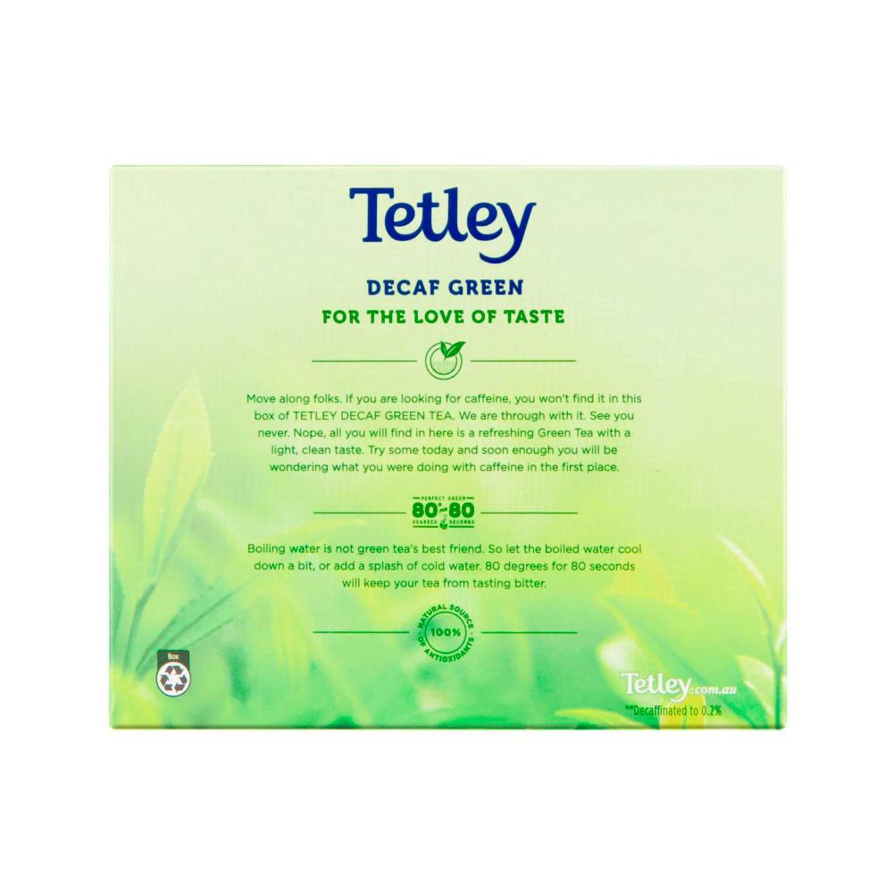Tetley Decaffeinated Green Tea Bags 50 Pack - 87.5g