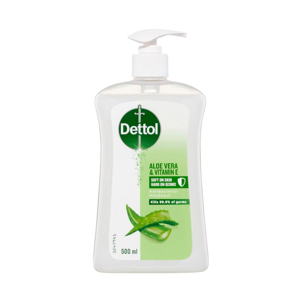 Dettol Anti-bacterial Liquid Handwash Aloe Vera - 500mL