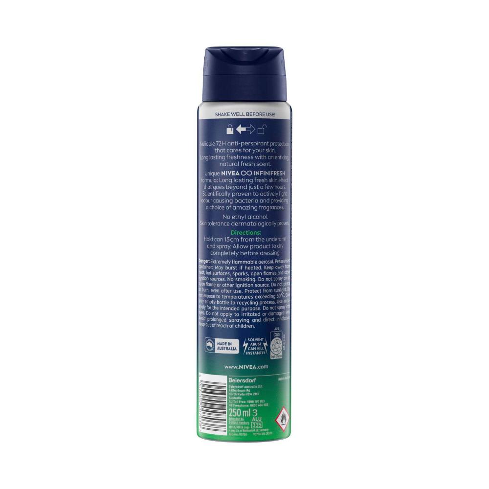 Nivea Men Fresh Sensation Antiperspirant Aerosol Deodorant - 250mL