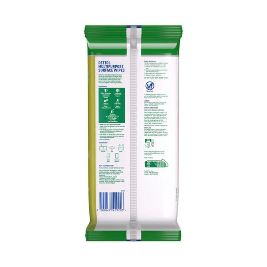 Dettol Disinfectant Multipurpose eaning Wipes Apple - 110 Pack