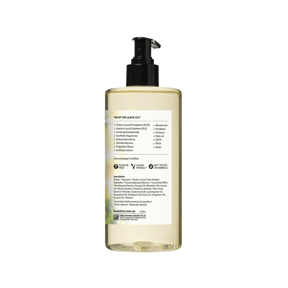 Bosistos Wattle Seed & Orange Hand Wash - 500mL