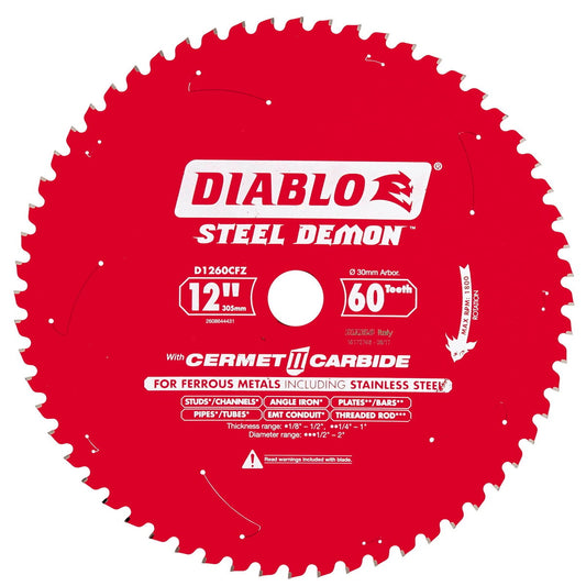 Diablo Steel Demon 12" Circular Saw Blade 60T