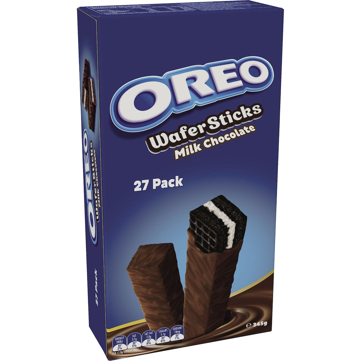 Oreo Milk Chocolate Wafer Sticks Biscuits Large 27 Pack