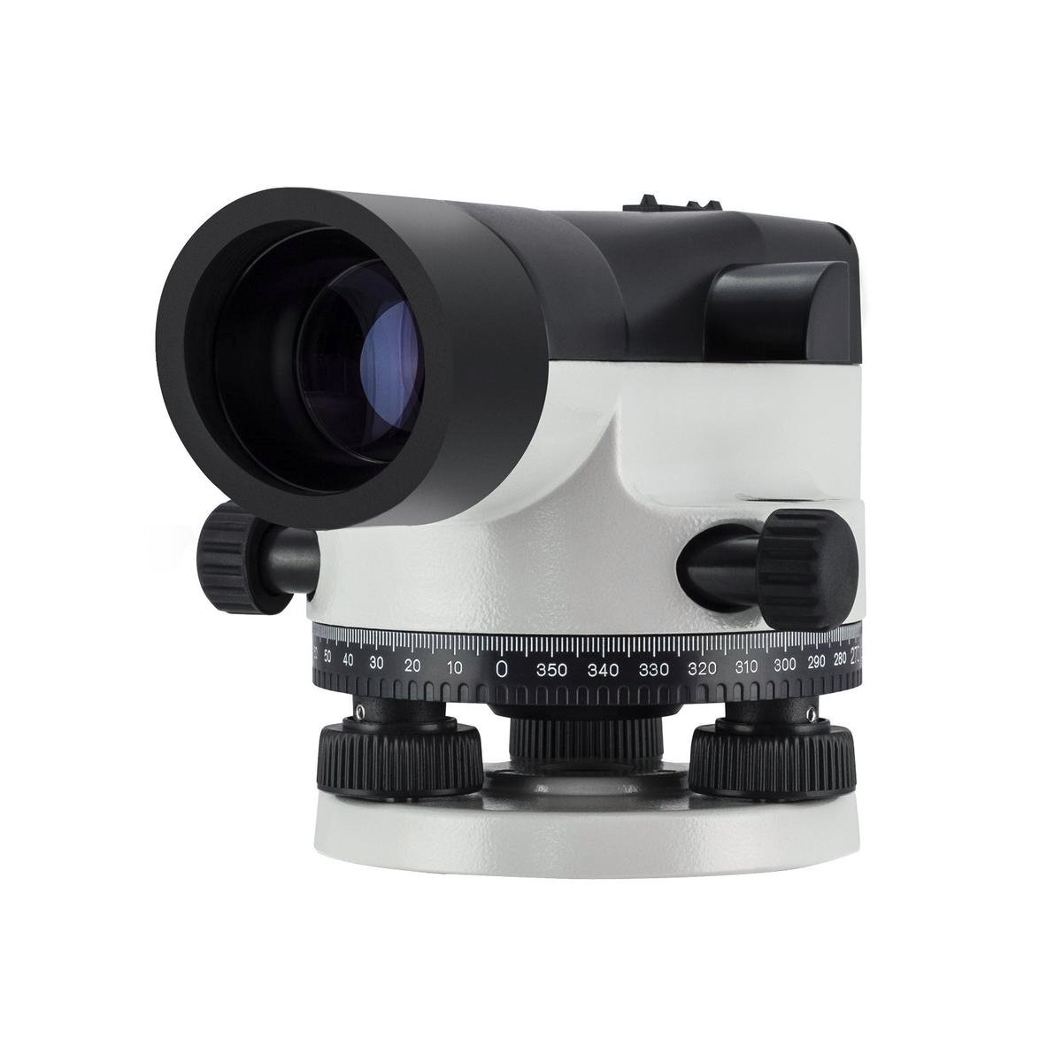 Lasertec 24x Optical Level - 24x Magnification - 360° Protractor Base - Metal