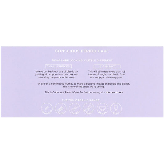 Tom Organic Super Tampons 2x8 Pack