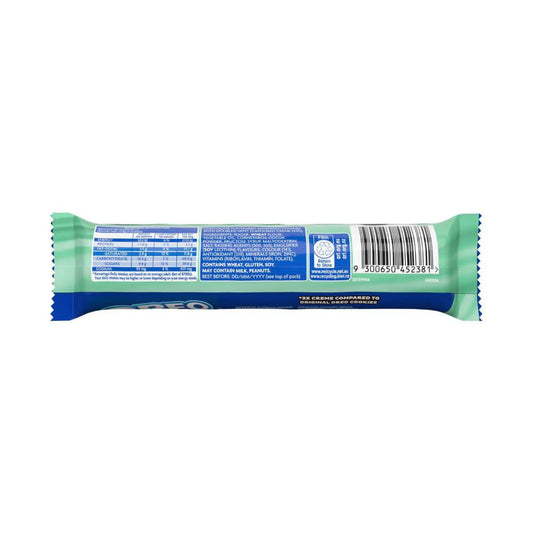 Oreo Double Stuff Mint Flavoured Choc Cookie Sandwich - 131g