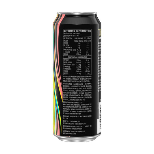 Mother Energy Drink Rainbow Sherbert - 500mL