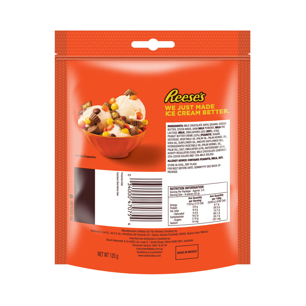 Reese's Mini Unwrapped Bites - 120g